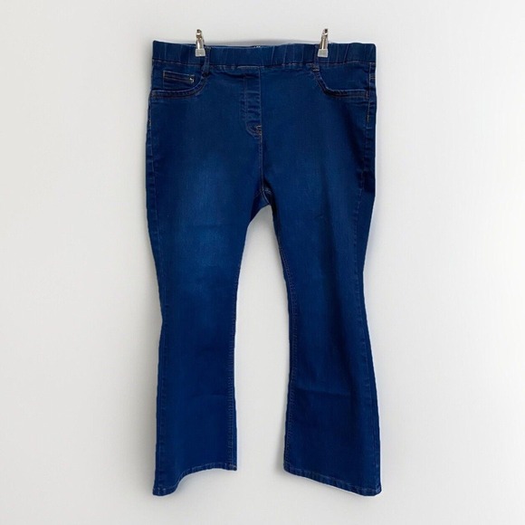 Simply Be Denim‎ Erin Bootcut Jegging Jeans Women's 20S Blue High Rise EUC - Picture 1 of 6
